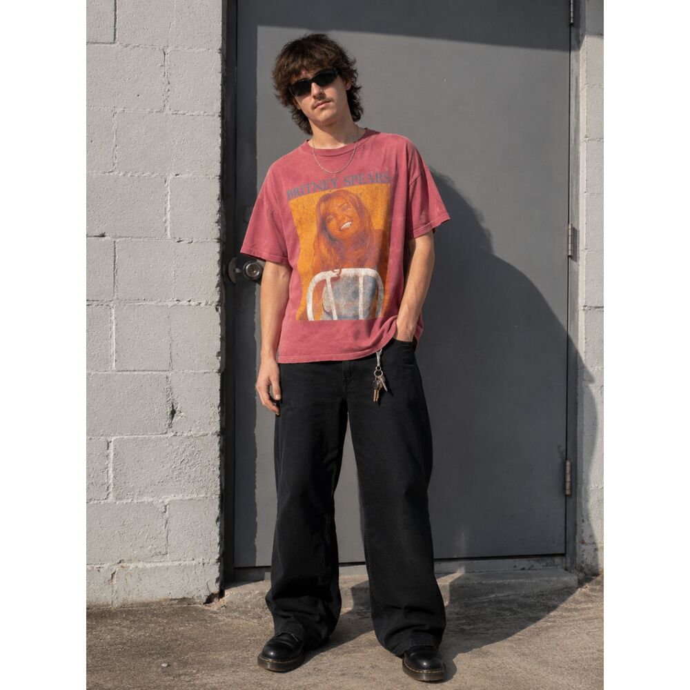 Britney Spears Pink Pop Star Singer Y2K T Shirt Tee Top   Mens Size XL